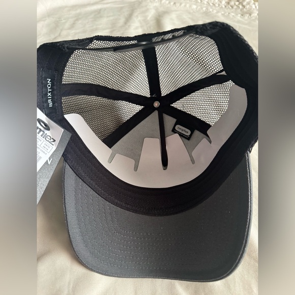 Brixton Ridgewood Charcoal & Black Trucker Hat - Picture 4 of 6
